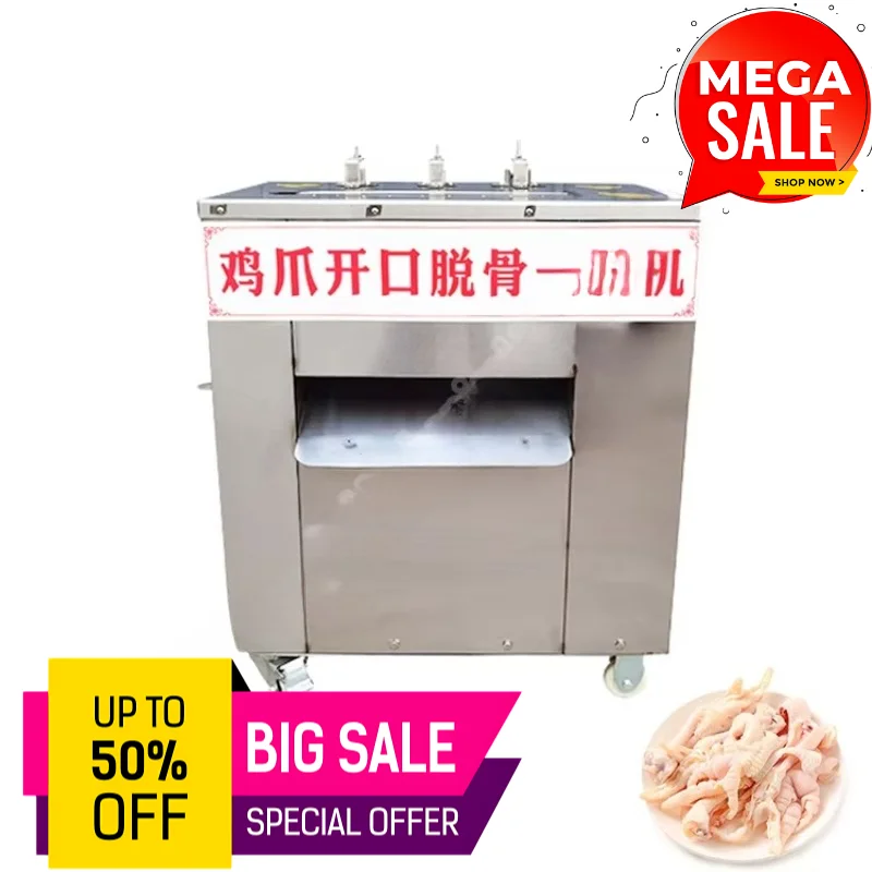 Chicken Leg and Claw Deboning Machine Automatic Poultry Meat Bone Remover Stainless Steel Commercial Processing Equipment