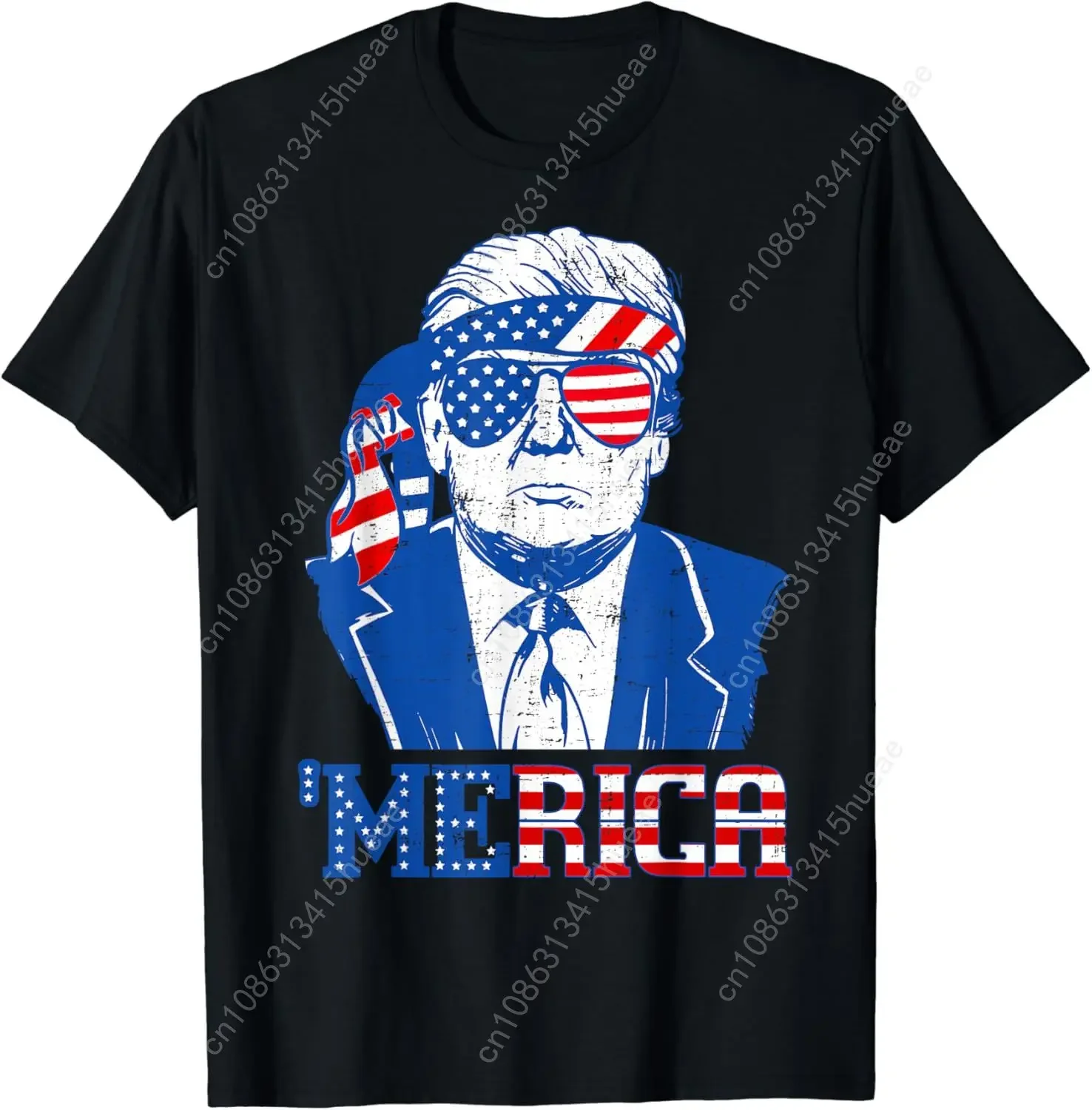 Donald Trump Shirt Merica Trump Sunglass US Flag 4th Of July T-Shirt