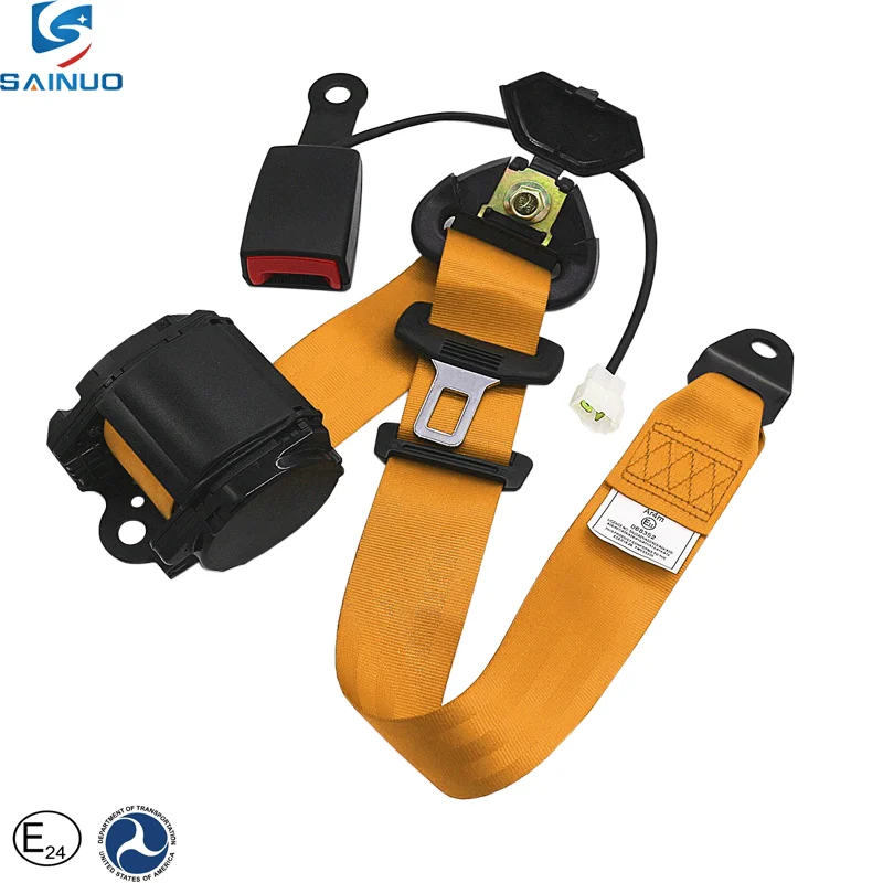 

multi-colour for choose Factory high quality Blue Strap Seat Belt Alarm System ELR 3 Point Car Seatbelt Auto Seat Belt Sensor