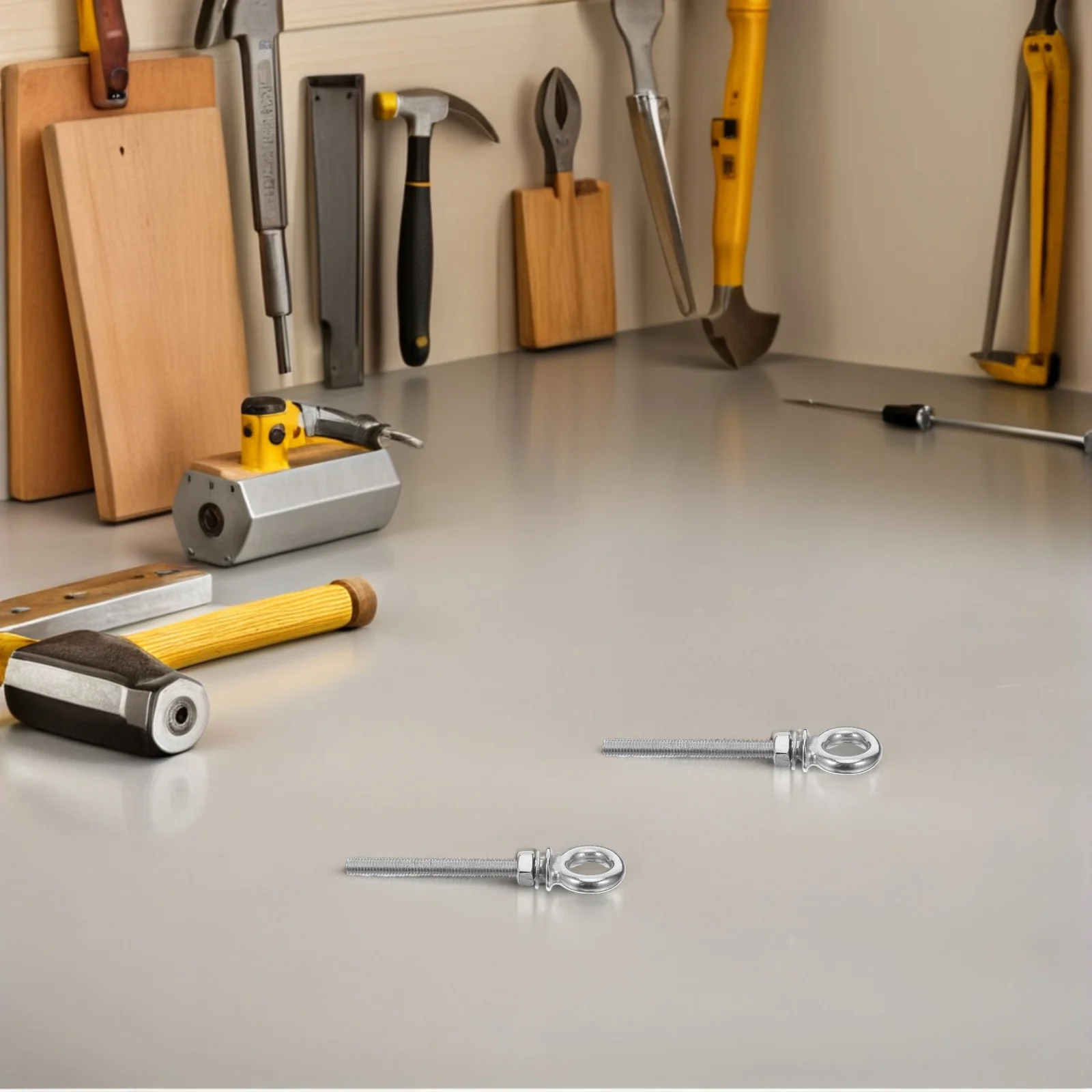 

4Pcs Stainless Steel Lifting Eye Bolt High Durability Saltwater Resistance M8x80 for Marine Applications Eye Bolts with Nuts