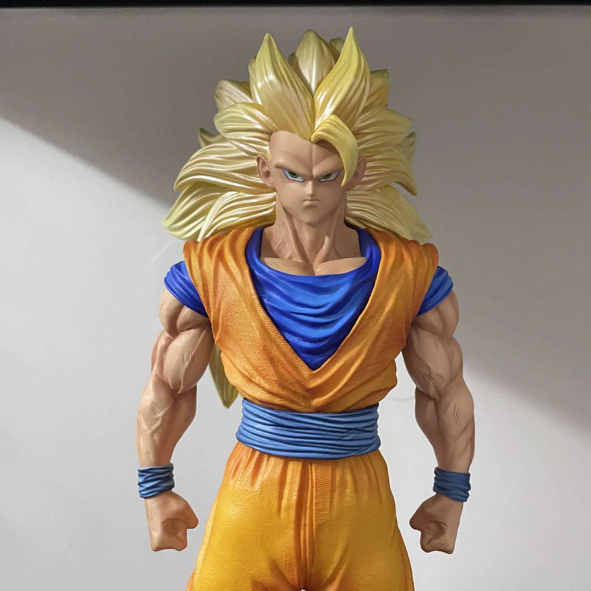 32 سنتيمتر JT ستوديو ستار تريل سوبر سايان 3 جوكو لعبة دراغون بول Z أنيمي المرآب عدة تمثال شاشة لسطح المكتب تحصيل الشكل #6