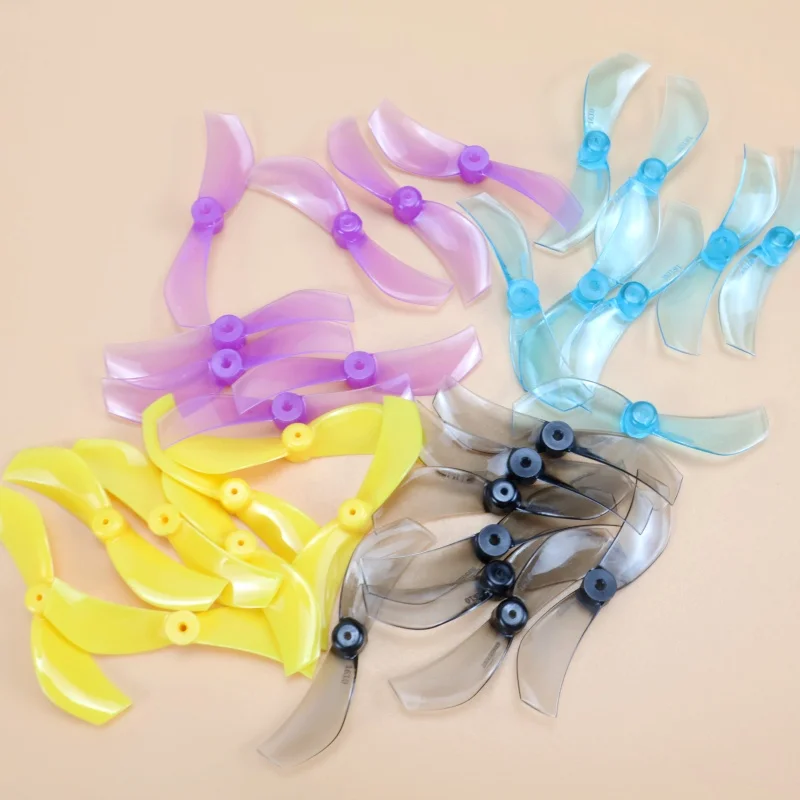 QY 8個入り Gemfan 1610 ドローンプロペラ 1.6x10 40MM 2枚羽根 1mm 1.5mm CCW/CW RC FPVレーシング フリースタイルドローン Mobula7交換用
