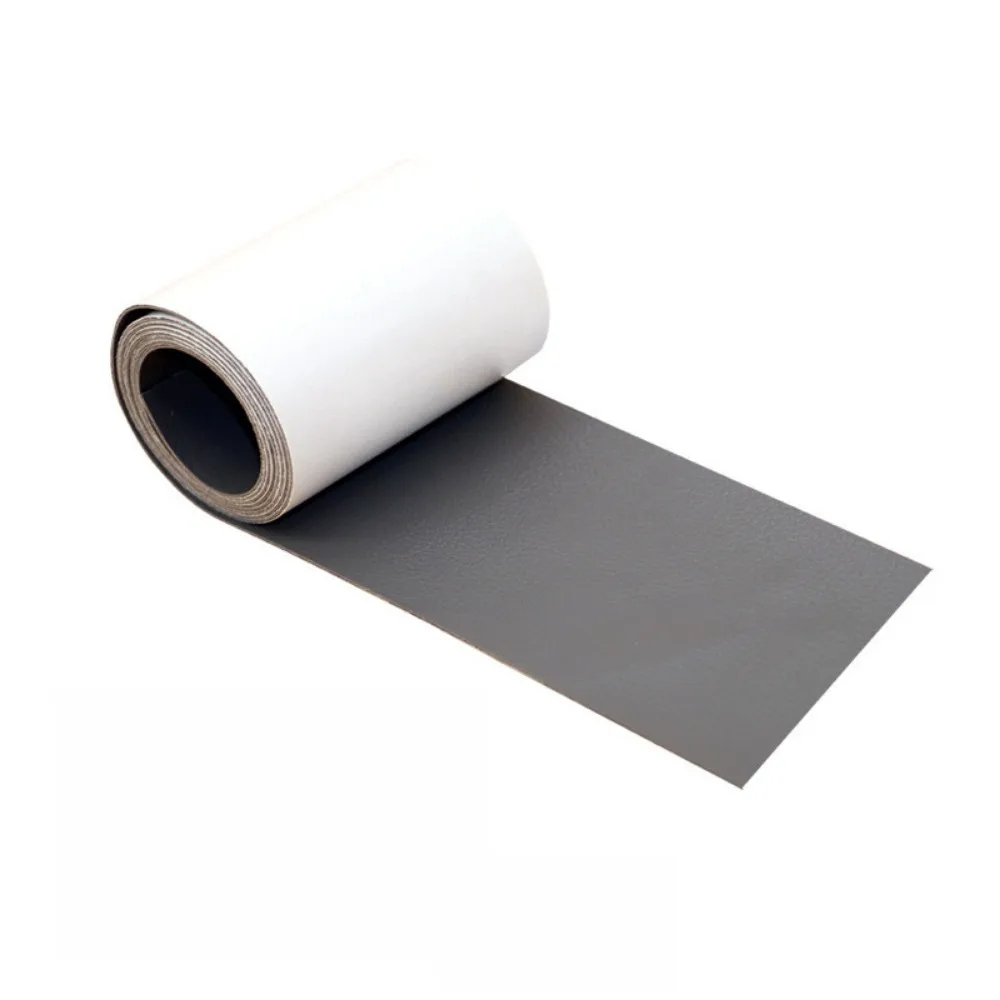 Yikda Self-Adhesive Leather Repair Tape - Black Vinyl Patch For Car Seats, Couches & Furniture (2 Sheets 8.3x11")