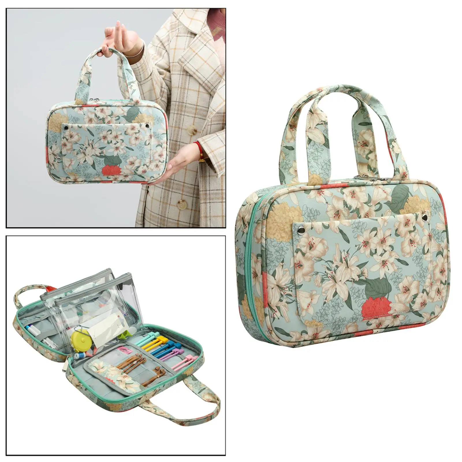 

Crochet Hook Case Empty Organizer Storage for Knitting Supplies