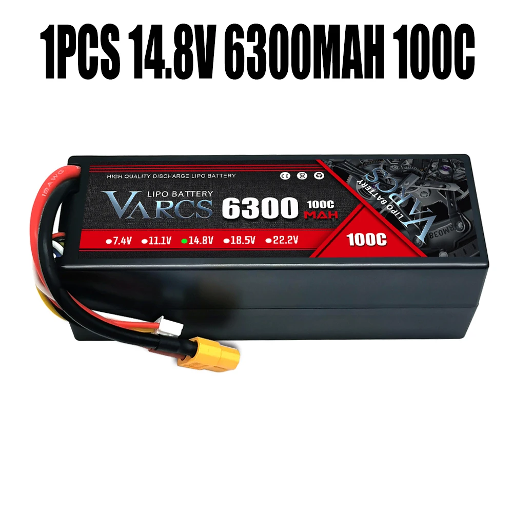 

VARCS Lipo Battery 7.6V 11.4V 7.4V 11.1V 15.2V 14.8V 22.2V 2S 3S 4S 6S 9200Mah 6300Mah 6500mAh 6200mAh 6750mAh 8000mAh 7000mAh