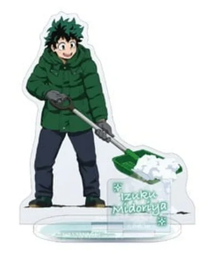 Anime Yaoyorozu Midoriya Izuku Ochako Uraraka Figure Standing Doll Acrylic Stands Model Cosplay Toy for Gift