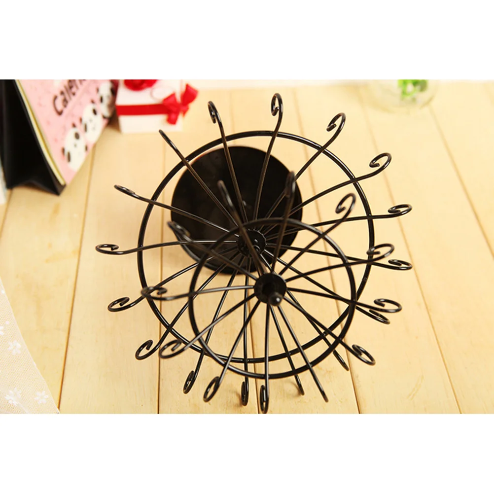 

2-Tier Jewelry Organizer Stand Display Tree Shaped Holder Rings Necklaces Earrings Space Saving Rack Jewelry Display