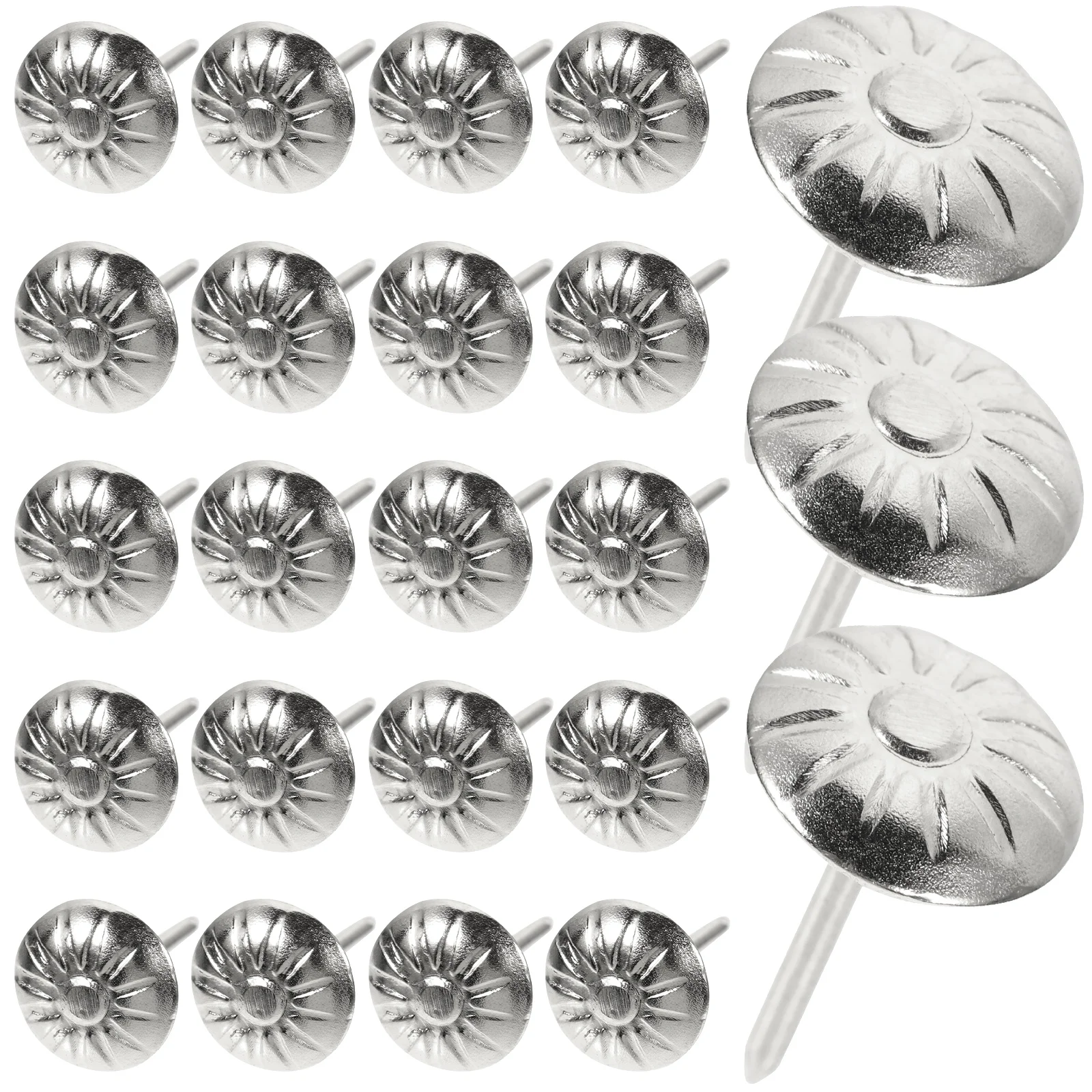 300 Pcs Retro Nails Furniture Decorative Upholstery Heads Push Tacks for Thumbtack