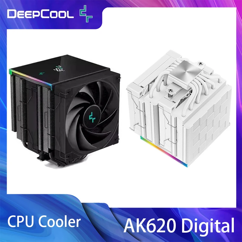 Deepcool AK620 Цифровой кулер процессора для процессоров с 6 тепловыми трубками X79 X99 Радиатор для LGA 1150 1151 1155 1156 ...