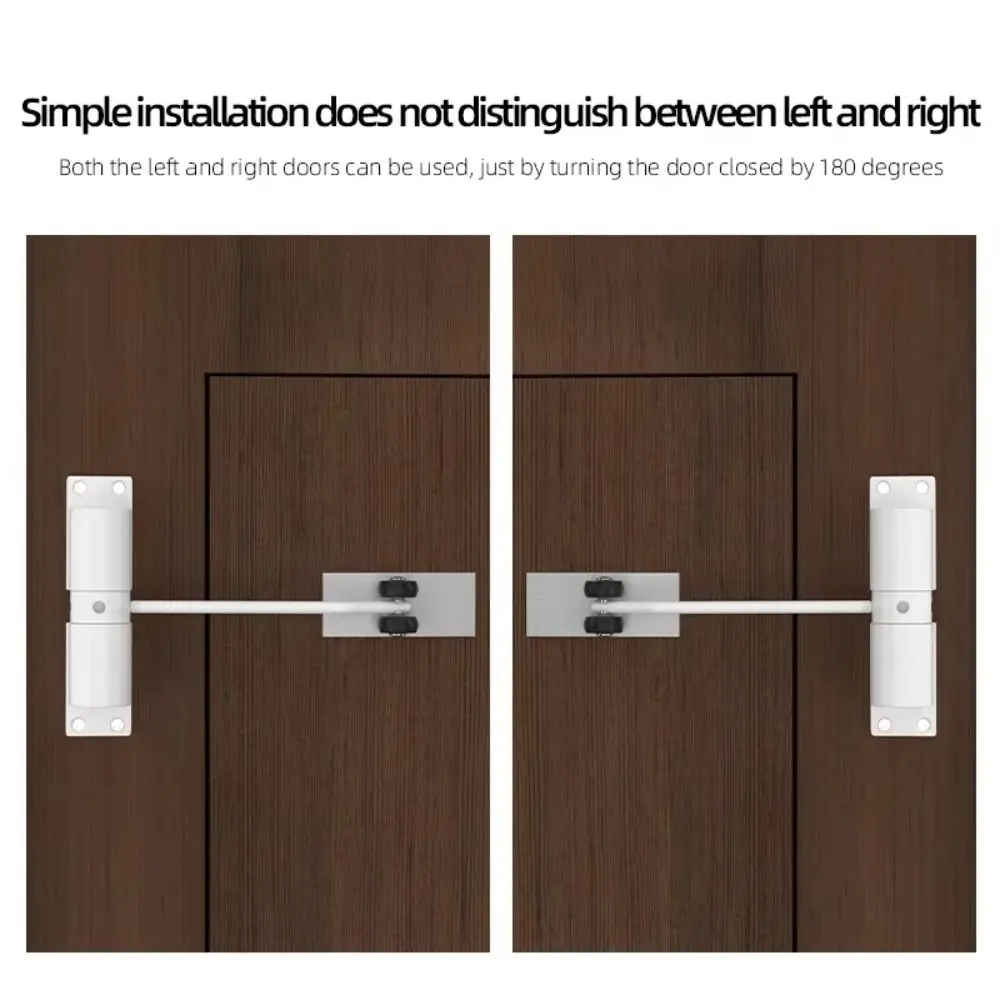 

Adjustable Automatic Door Closer Self Closing Stainless Steel Door Stopper Automatic Spring Door Closing Device Furniture Door