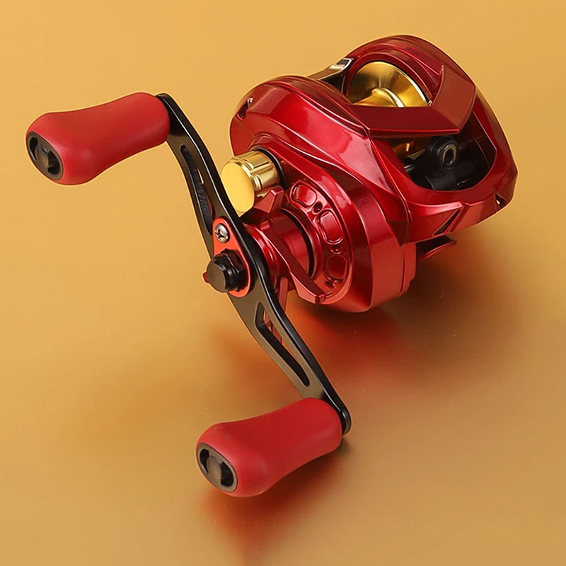 

1PCS Baitcasting Reel Fishing Reels 10KG Drag Power N+1 Drag Clicker Sound Baitcaster Reel Cast Rod To Right Left Hand