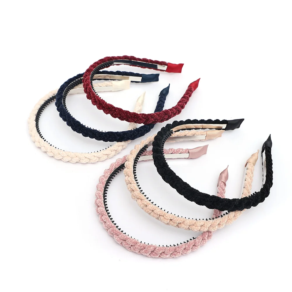 Chenille tape Hair Bows Cute Hairpins Girls duckbilled Hair Clips Barrettes Clip Kids Headwear Fashion Hair Accessores band