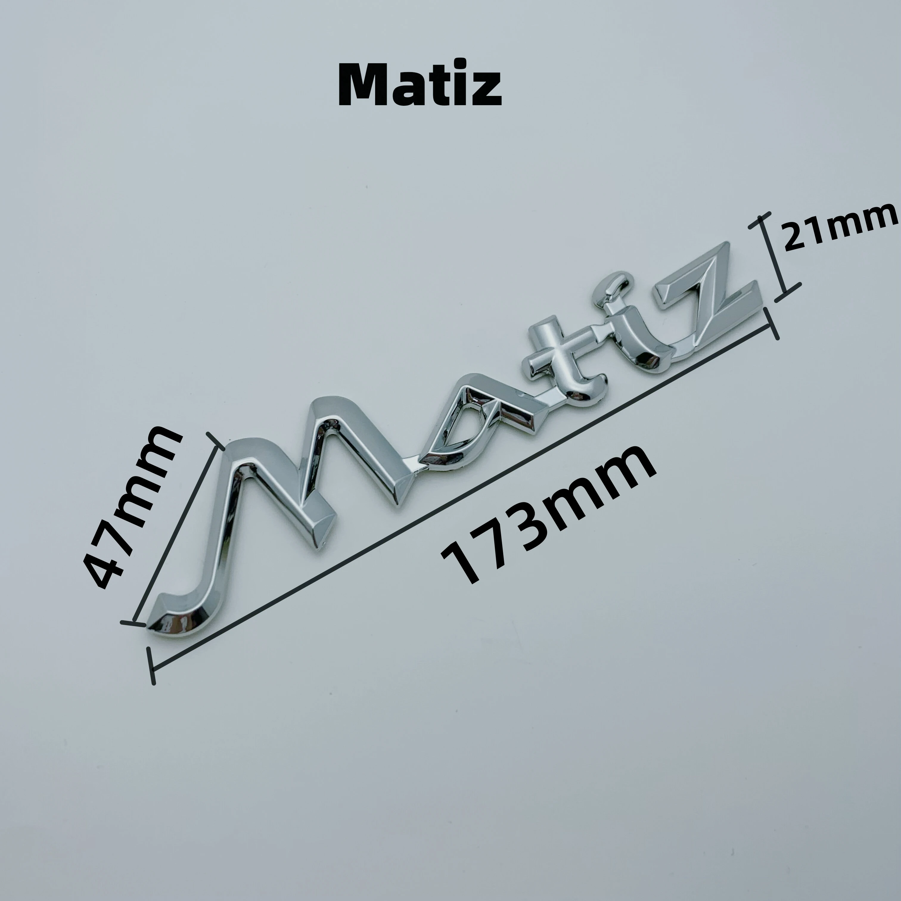 

1/Piece High Quality 3D ABS Daewoo Matiz Rear Tailgate Luggage Emblem English Letter Sticker Decal Car Accessories