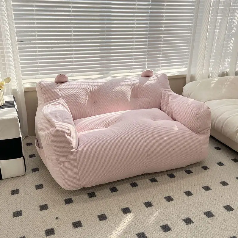 

Lazy Sofa Can Lie Down and Sleep on The Balcony Bedroom Single Double Small Sofa Rental Room Tatami Small Apartment Sofa Chair