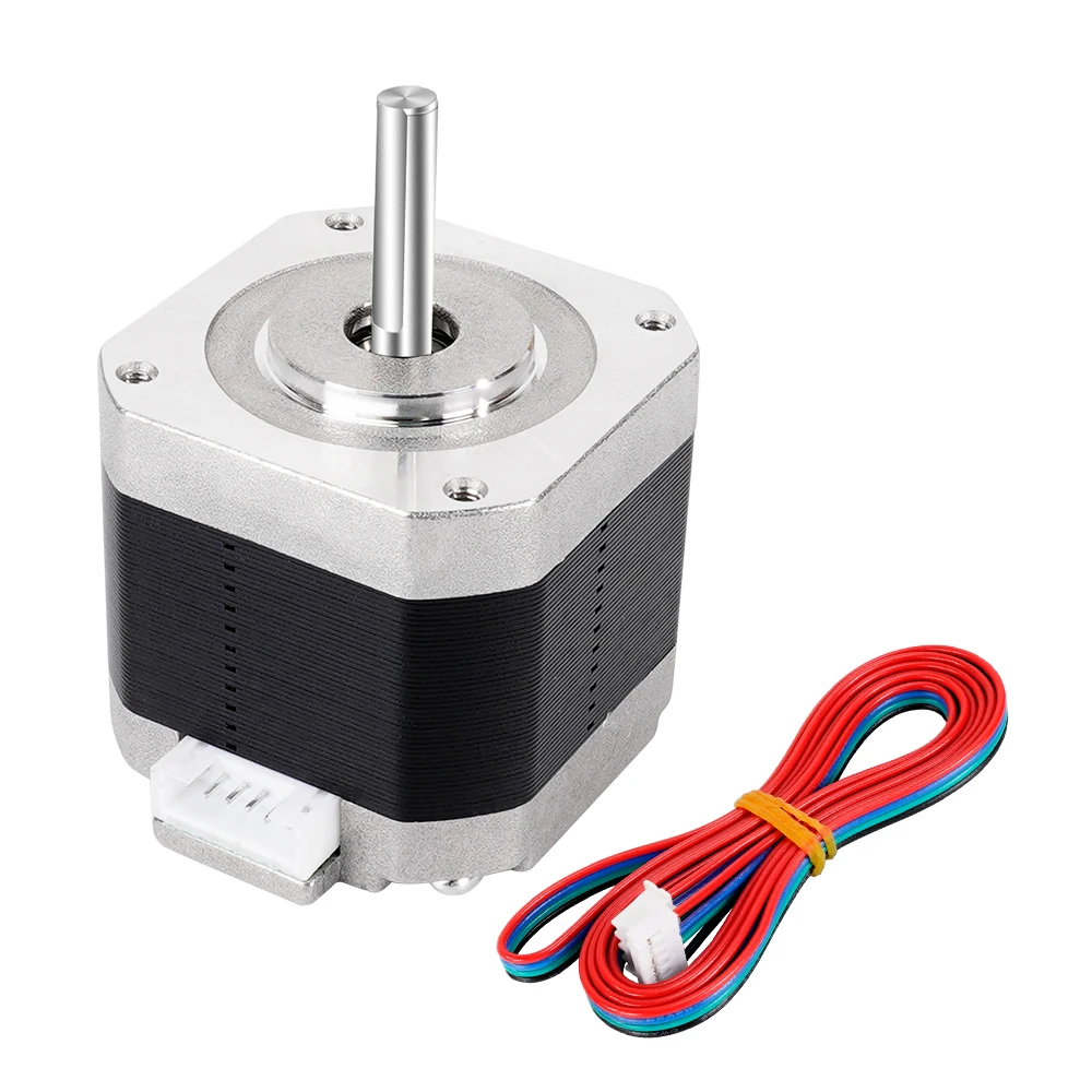 

RAMPS Nema 17 Stepper Motor 12V 2 Phase 40mm 42 Stepper Motor 1000mmXH2.54 for 3D Printer CNC Engraving Milling Machine