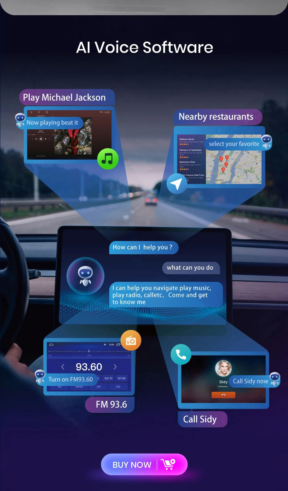 Junsun carplay android auto autoradio für mercedes-benz sprinter 2006-2018 gps intelligente systeme tereo multimedia autoradio – Detail 19
