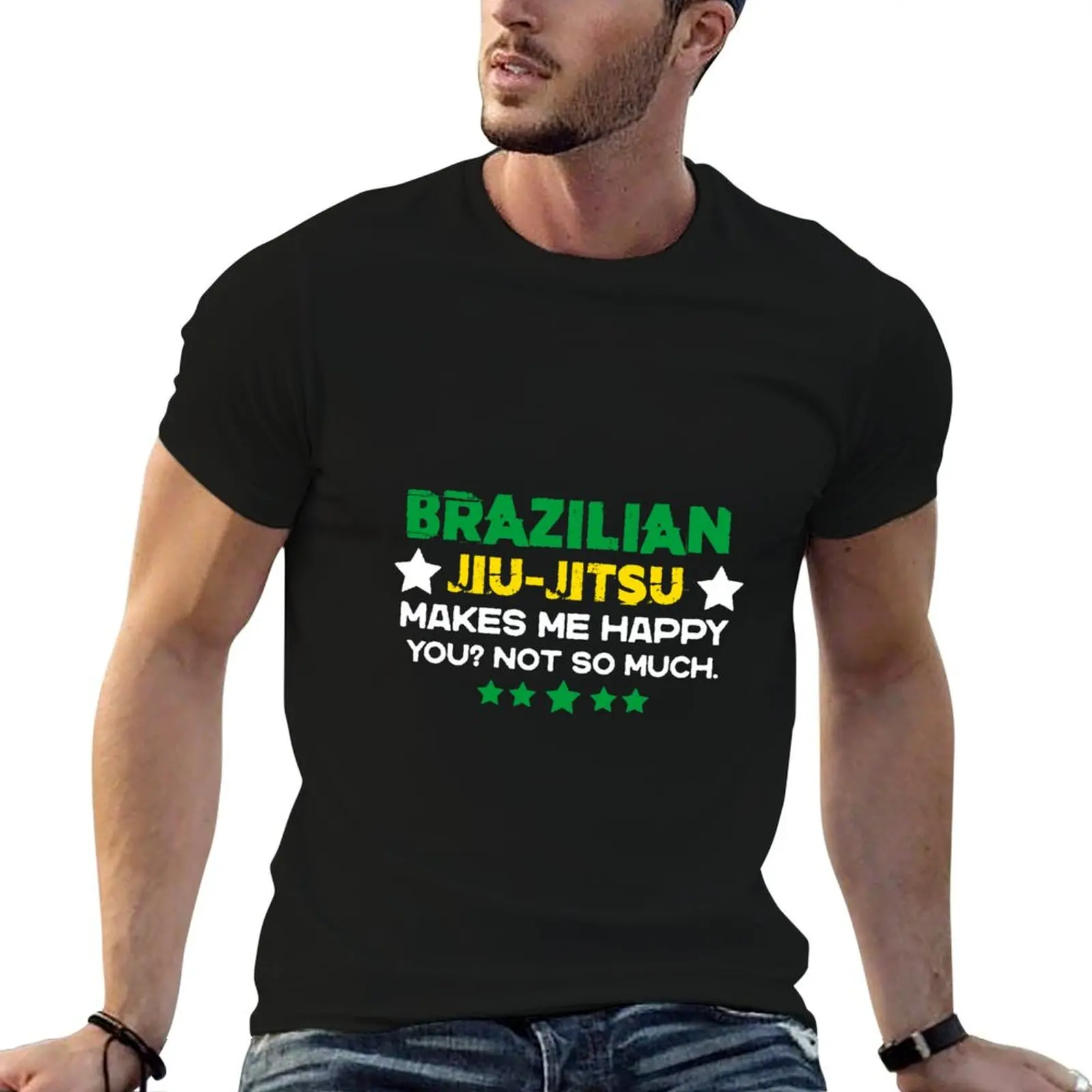 A great Brazilian Jiu Jitsu gift idea T-Shirt anime vintage anime clothes men workout shirt