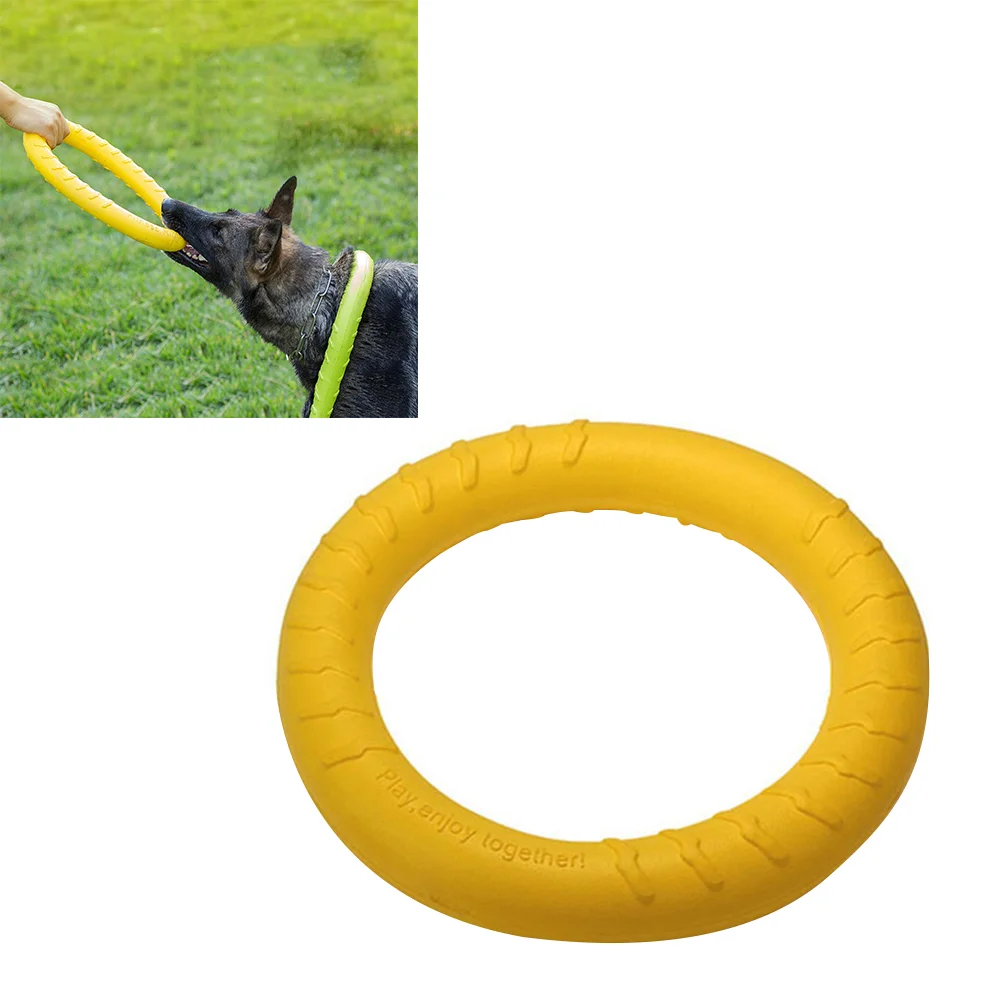 Pet Exercise Toy Dog Bite Toys EVA Chew German Shepherd Play Ring Dental Care Hobby Bonding