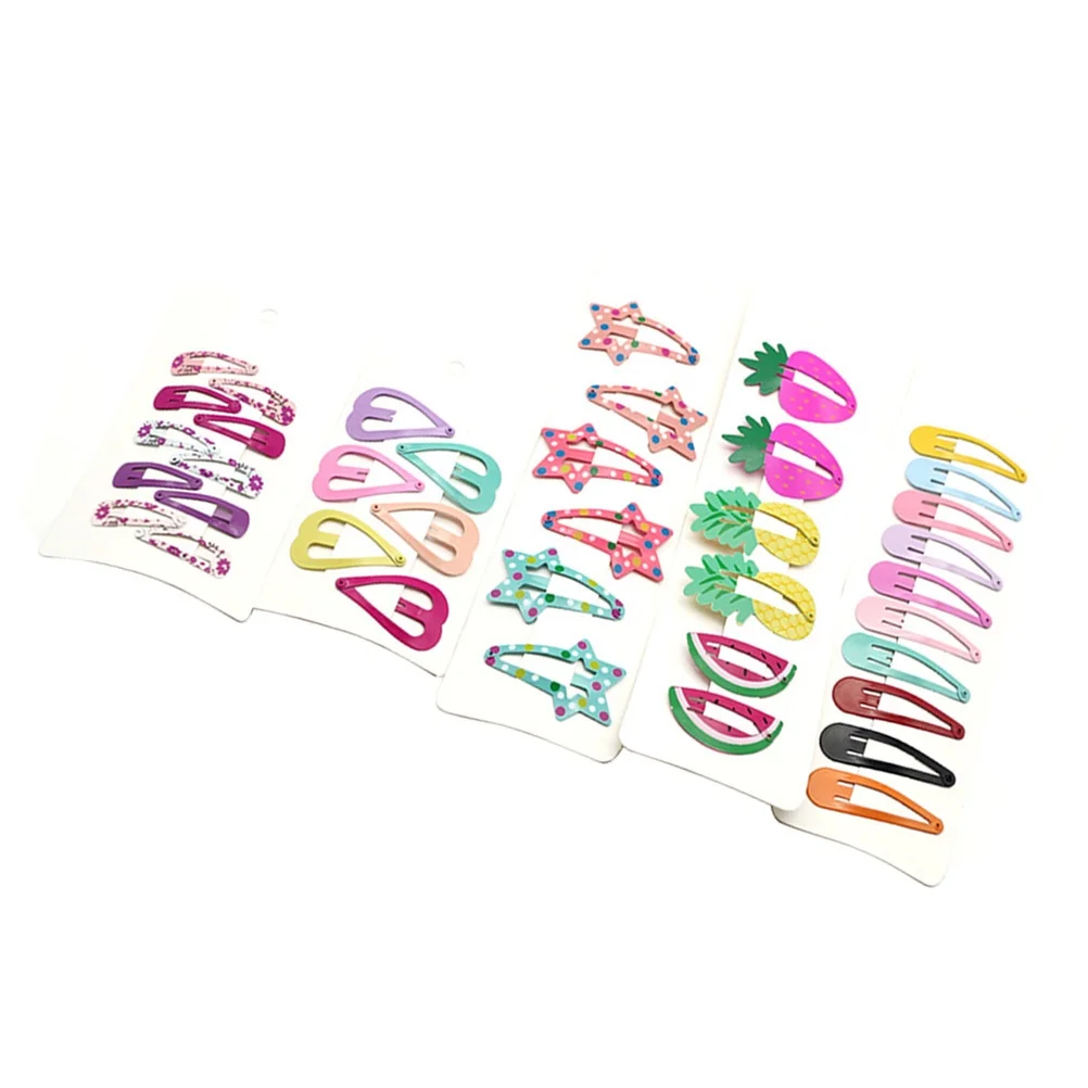

38 Pcs Fruit Clips Set Decorative Hairpins Baby Barrettes Kids Clips Girls Accessories Toddler Bright Colors Fashion