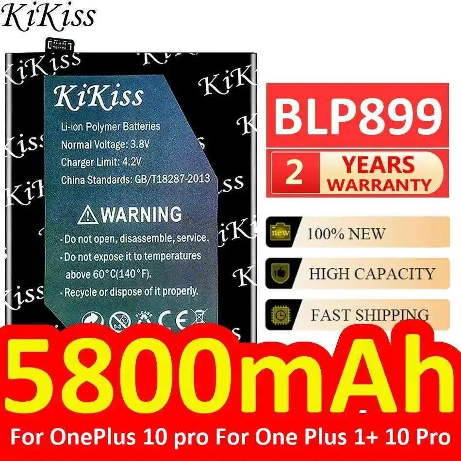 

For Oneplus 10 Pro One Plus 1+ Mobile Phone Battery Environmentally Friendly Long Lasting 5800Mah BLP899