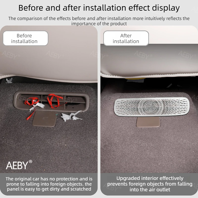 AEBY For IM Motors IM6 2026-2027 Special Seat Ventilation Vent Protector To Prevent Blockage Air Conditioning Outlet Cover