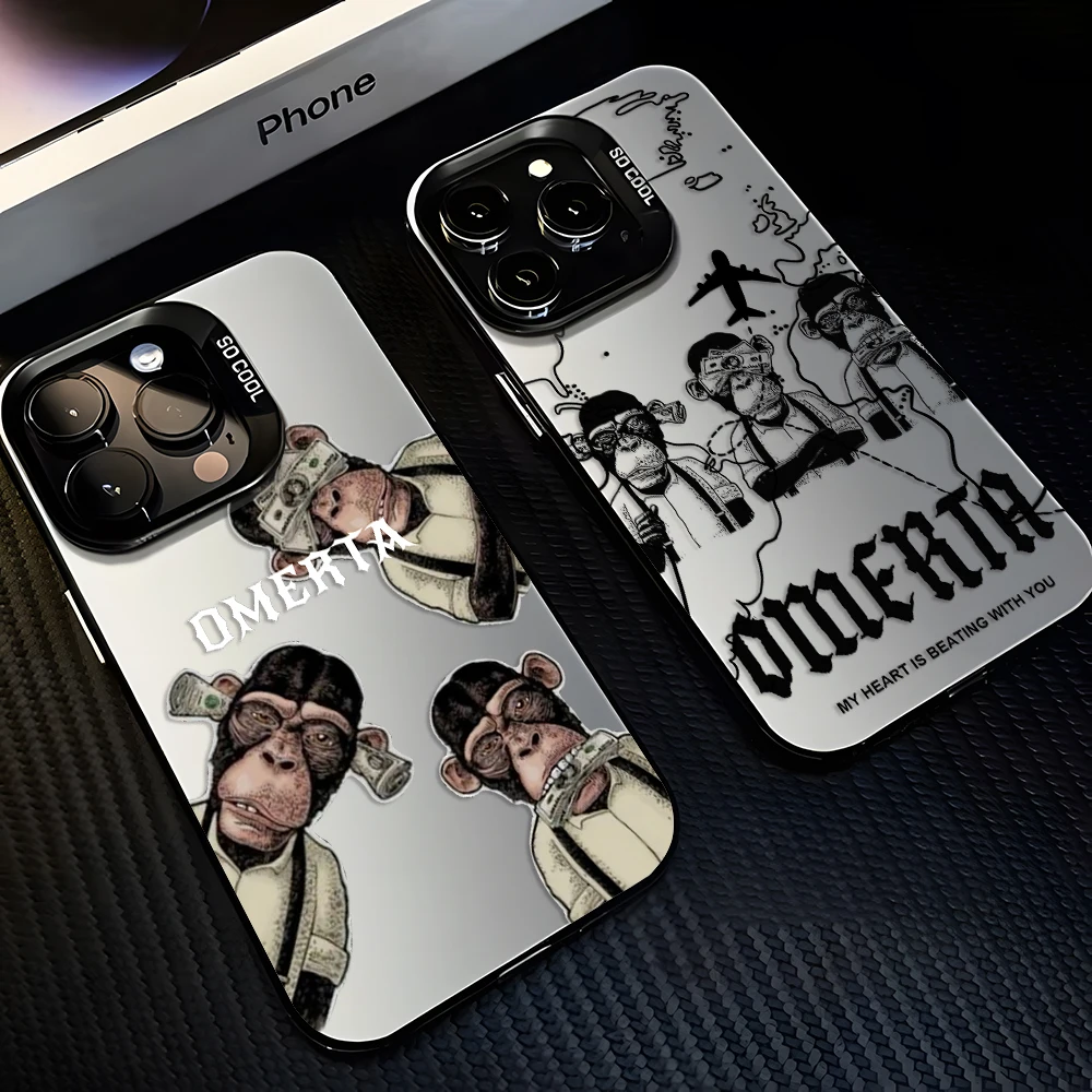 Modische Omerta Handyhülle für iPhone 17 16e 16 15 14 13 12 11 mini Pro Max X XR XSMAX 8 7 Air Plus Sturzsichere Matte Rückabdeckung