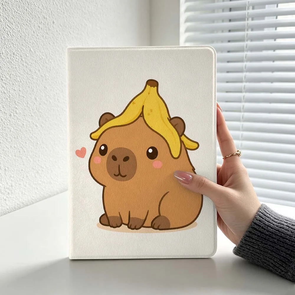Fun Cartoon Capybara Pattern Cover For Lenovo Xiaoxin Lenovo Tab Pad Pro Plus K11 P12 M10 Legion Y900 Soft Inch Tablet Case