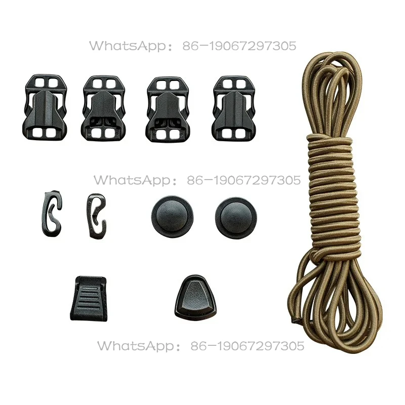 

Outdoor Camping Backpack External Expansion DIY Elastic Tie Rope Buckle