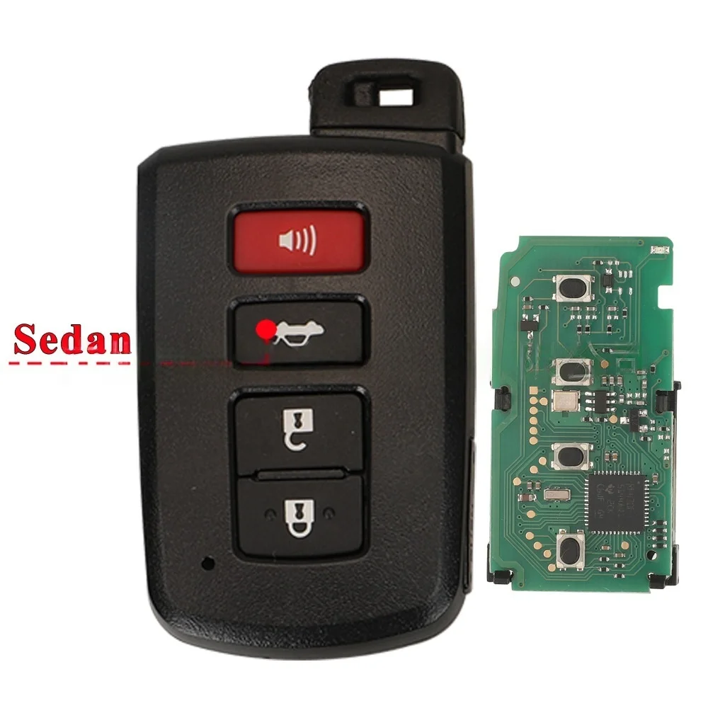 

HYQ14FBA for Toyota remote control car key dual frequency 312/314mhz 0020/2110 P4=88