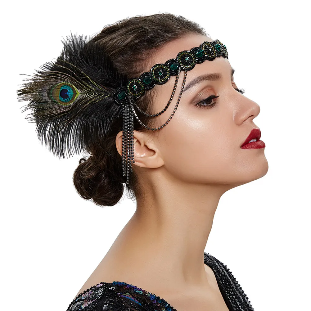 

Элегантная повязка на голову для женщин, легкая и удобная, для вечеринок, косплея, сцены, свадьбы, фотосессий, дня рождения, ролевых игр, 1 шт.