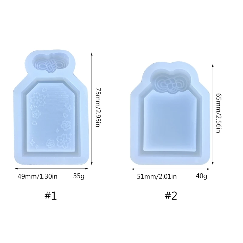 Resin Shaker Molds Silicone Resin Casting Molds Epoxy Quicksand Molds for DIY Pendant Charms Jewelry Making Accessories