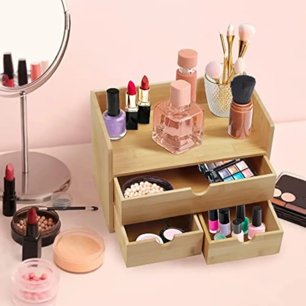 Small Makeup Organizers and Storage Vanity – Bathroom Counter Organizers Storage – Dresser Bathroom Organizer Countertop