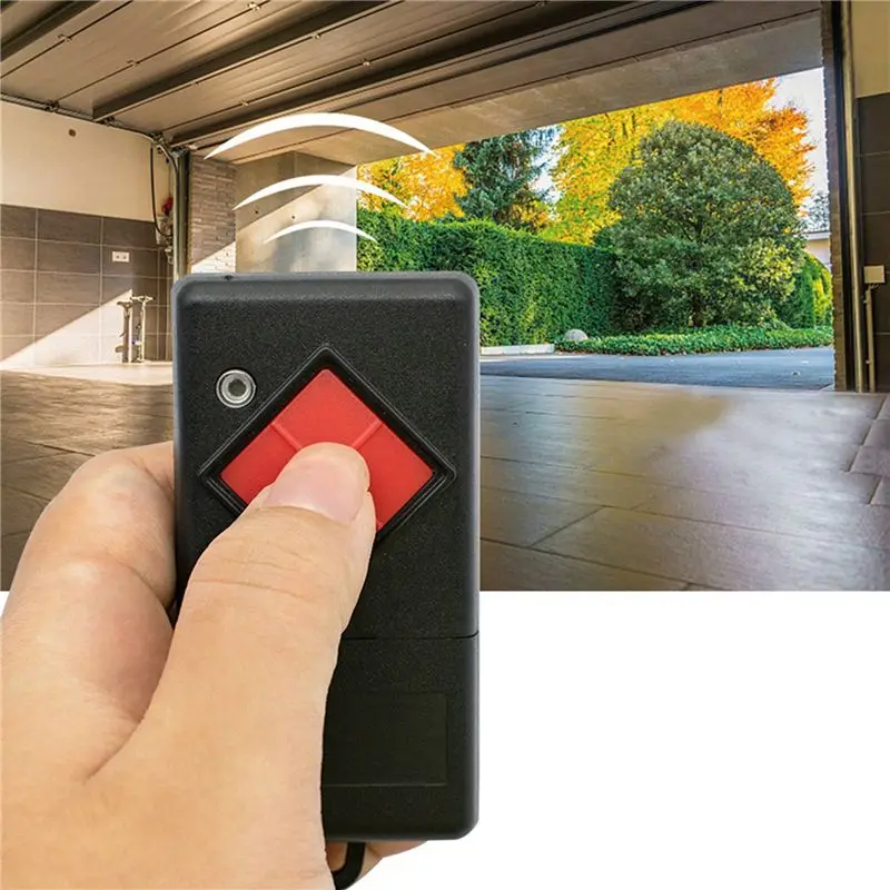 Feb.2X MAHS40-01 40.685Mhz Garage Door Remote Control 40.685Mhz Fixed Code Gate Keyfob Transmitter