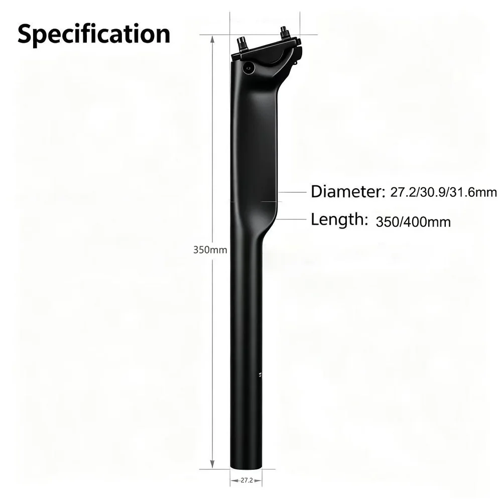 ELIATONE T800 Carbon-Sattelstütze Aero-Design 27,2/30,9/400mm Stoßdämpfende Sattelstütze für Rennrad und Gravelbike – Detail 10