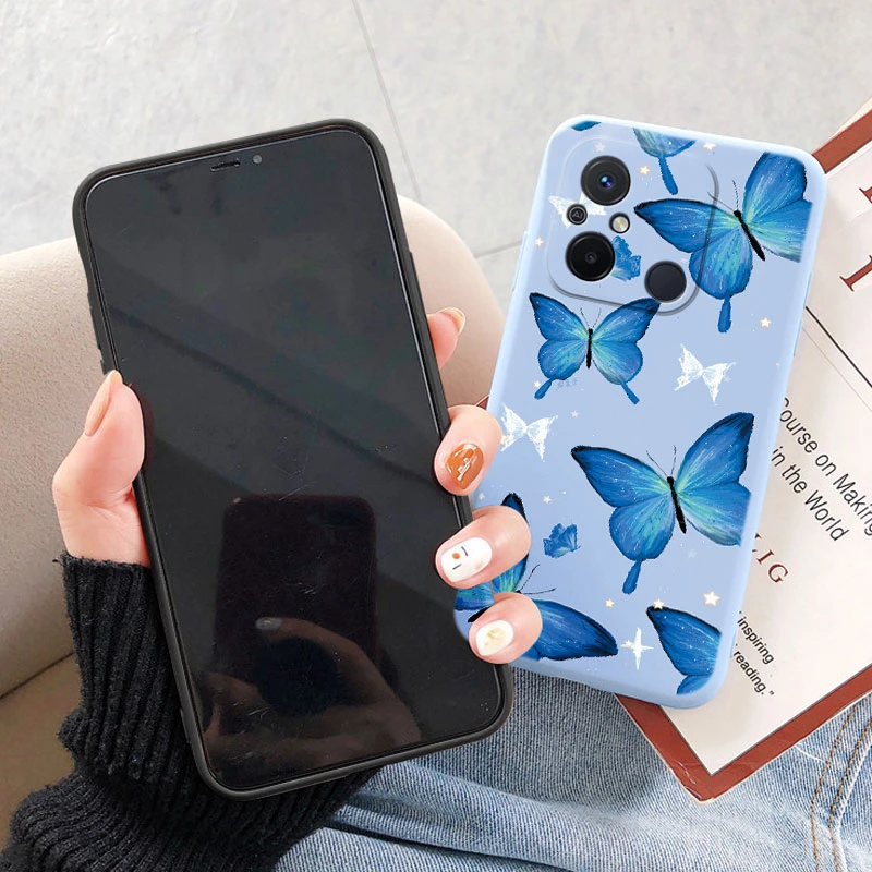 For Xiaomi 14 14T 13T Redmi A4 13C 13 12 12C 11A K60 Ultra 5G Note 12 13R Poco C65 M6 C55 Art Plants Flowers Luxury Phone Case