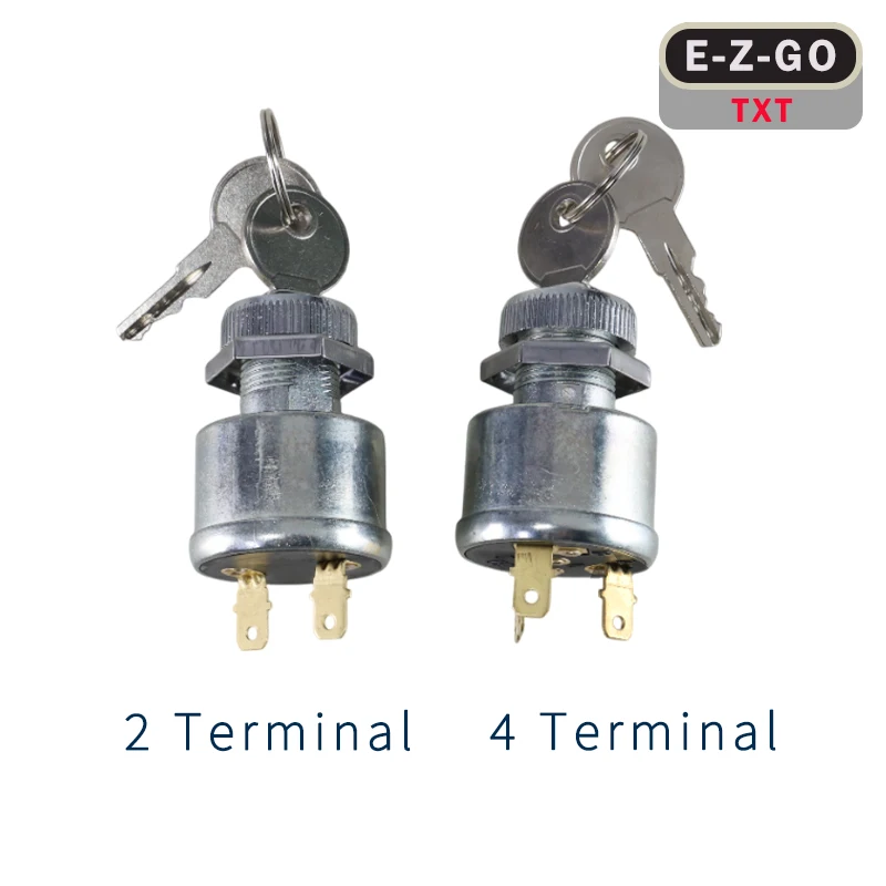 EZGO TXT مفتاح عربة الجولف 2 أو 4 محطة 2 مفاتيح 81-UP الغاز والكهرباء OEM # 17421G1 33639G1 #1