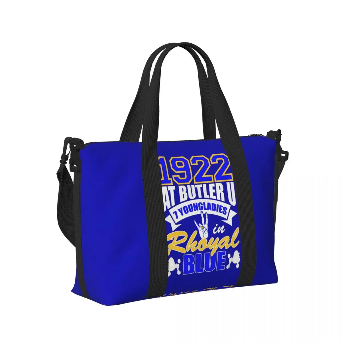 

Sigma Gamma Rho 1922 At Butler U 7 Youngladies Пляжная дорожная сумка Сумки-тоут для спортзала Спортивная женская дорожная сумка для покупок