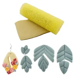 DIY Polymer Clay Texture Rollers Set for Jewelry And Ceramic Art - Rough Surface Earring Making Tools for Hobby And Designer