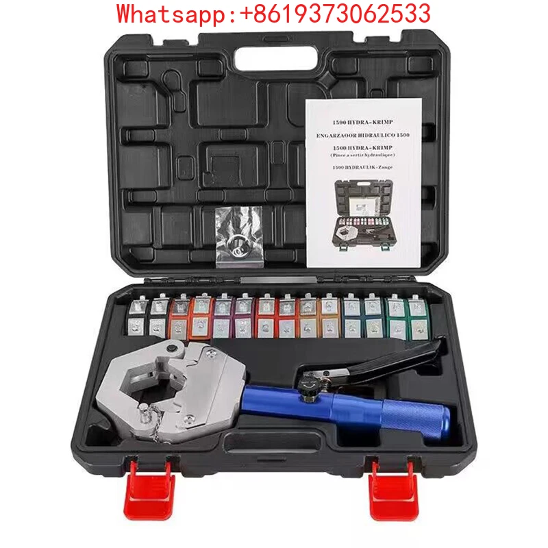 

Hose Crimping Tool Hydraulic Hose Crimper Manual A/C Hose Crimper Kit Air Conditioning