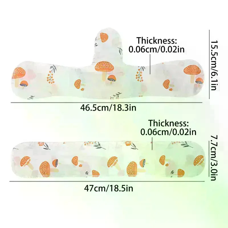 1/2pcs Reusable Soft Chest Tummy Liners For Women Girls Sweat Absorber Pads Stickers Under Bra Belly Sweat Liners Band Pads