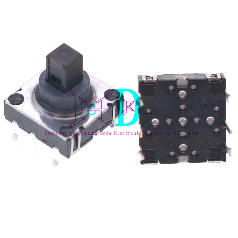 5Pcs 10x10x10MM Tact Switch 4 Direction & Center Push 5 Way Tactile Snap In Vertical PCB Navigation Multifunction 10x10