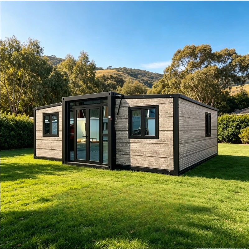 20ft Flat Pack Container House 2 Bedroom Prefab Studio Tiny Home Easy Assembly Portable for Outdoor Office