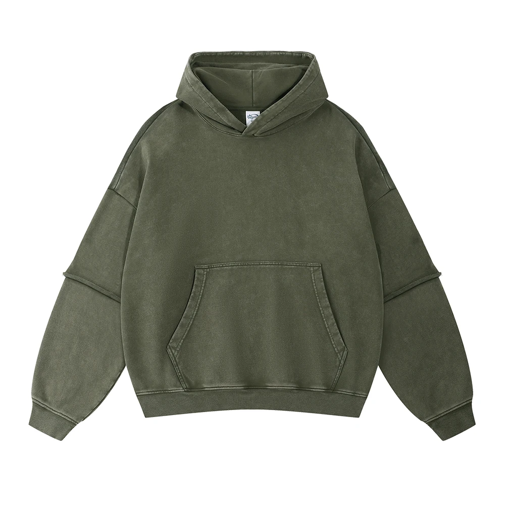 

Hoodies Men Women Hoodie Ripped Sweatshirt Hooded Retro Vintage Wash Official-website Shirt Y2k Clothes Oversize Streetwear Tops