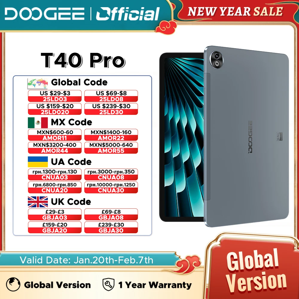 DOOGEE T40 Pro Tablet 12