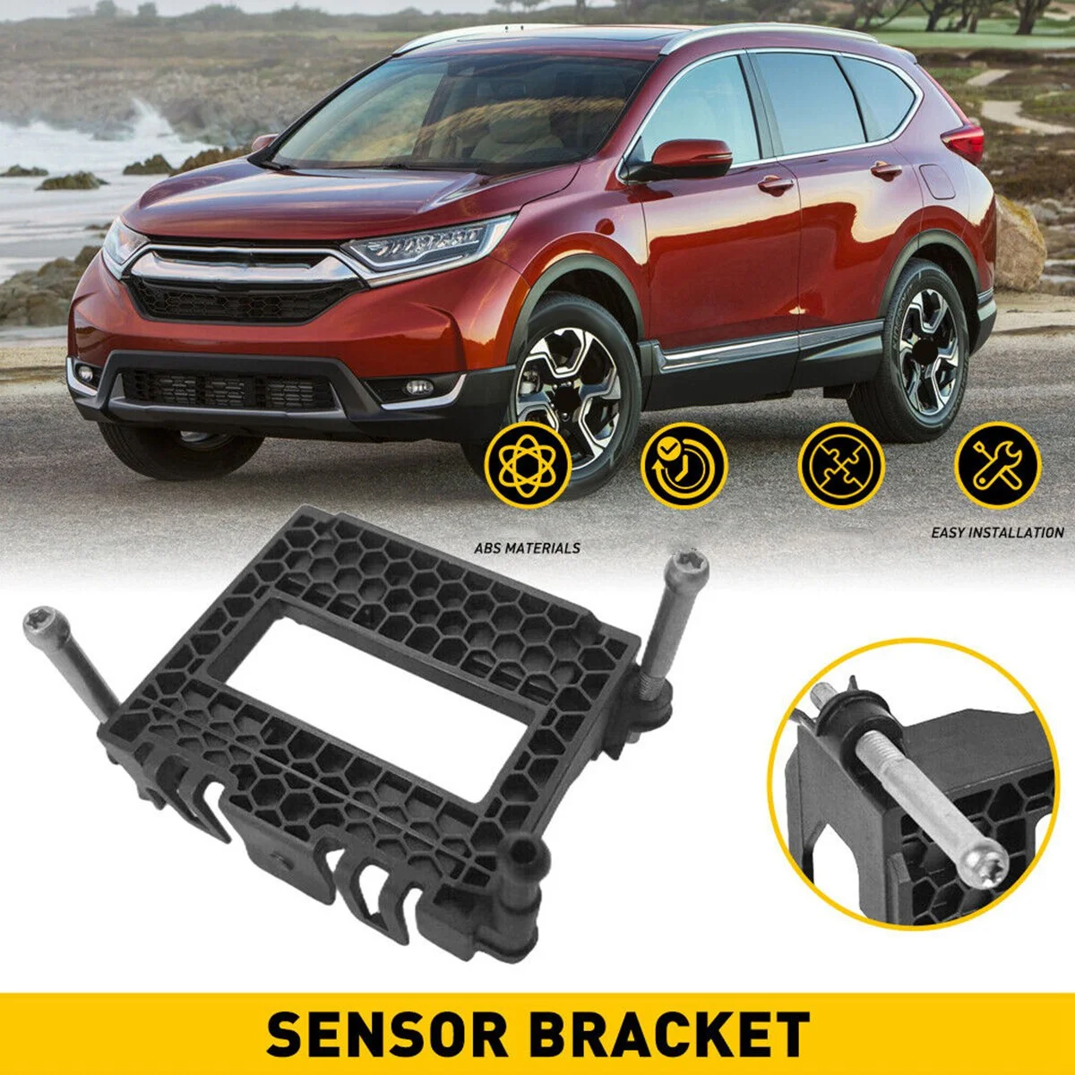 New for 2018-2021 Honda CIVIC CRV Front Cruise Distance Radar Control Sensor Body Bracket 36801-TVA-A17