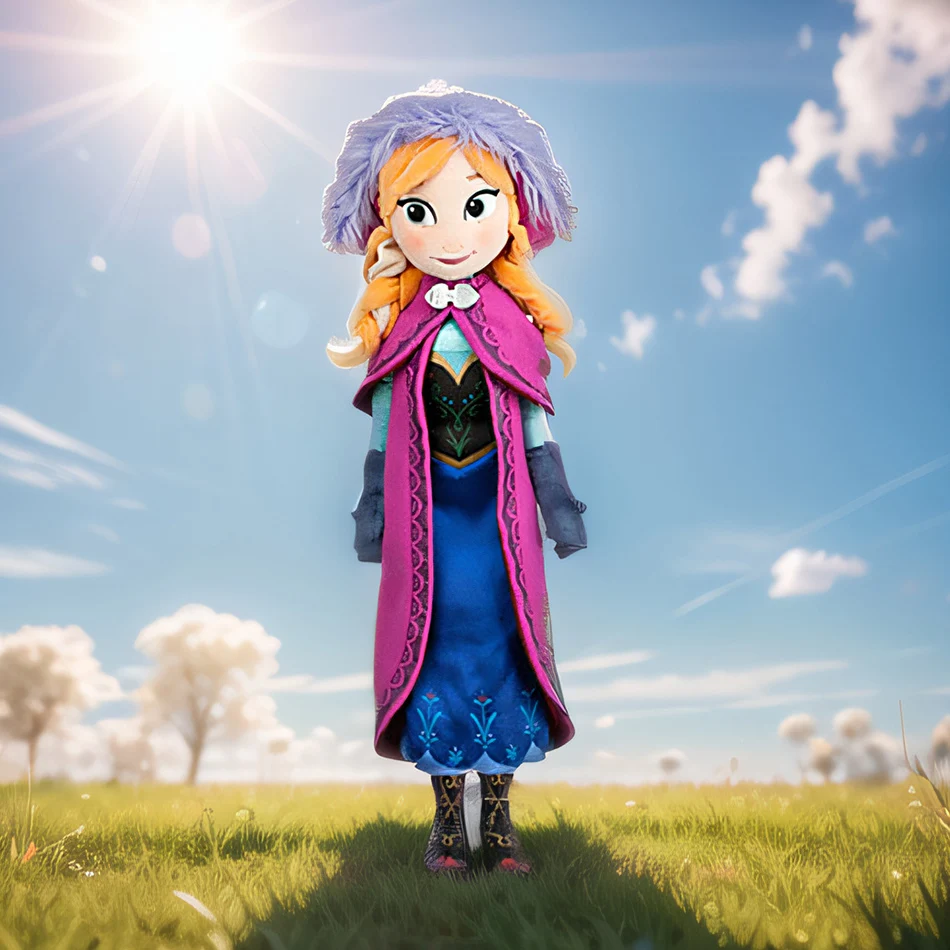 Anime Frozen Anna Elsa Olaf Lalki Królowa Śniegu Księżniczka Anna Elsa Zabawki Pluszowe Maskotki dla Dzieci Prezent na Boże Narodzenie