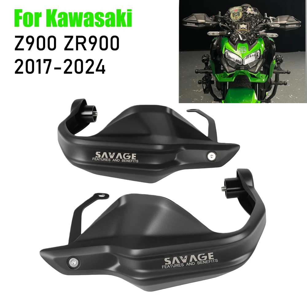 

Дефлектор рук для Kawasaki Z900 ZR900 Z 900 Z-900 ZR 2017-2024, защита рук, лобовое стекло, защита рук