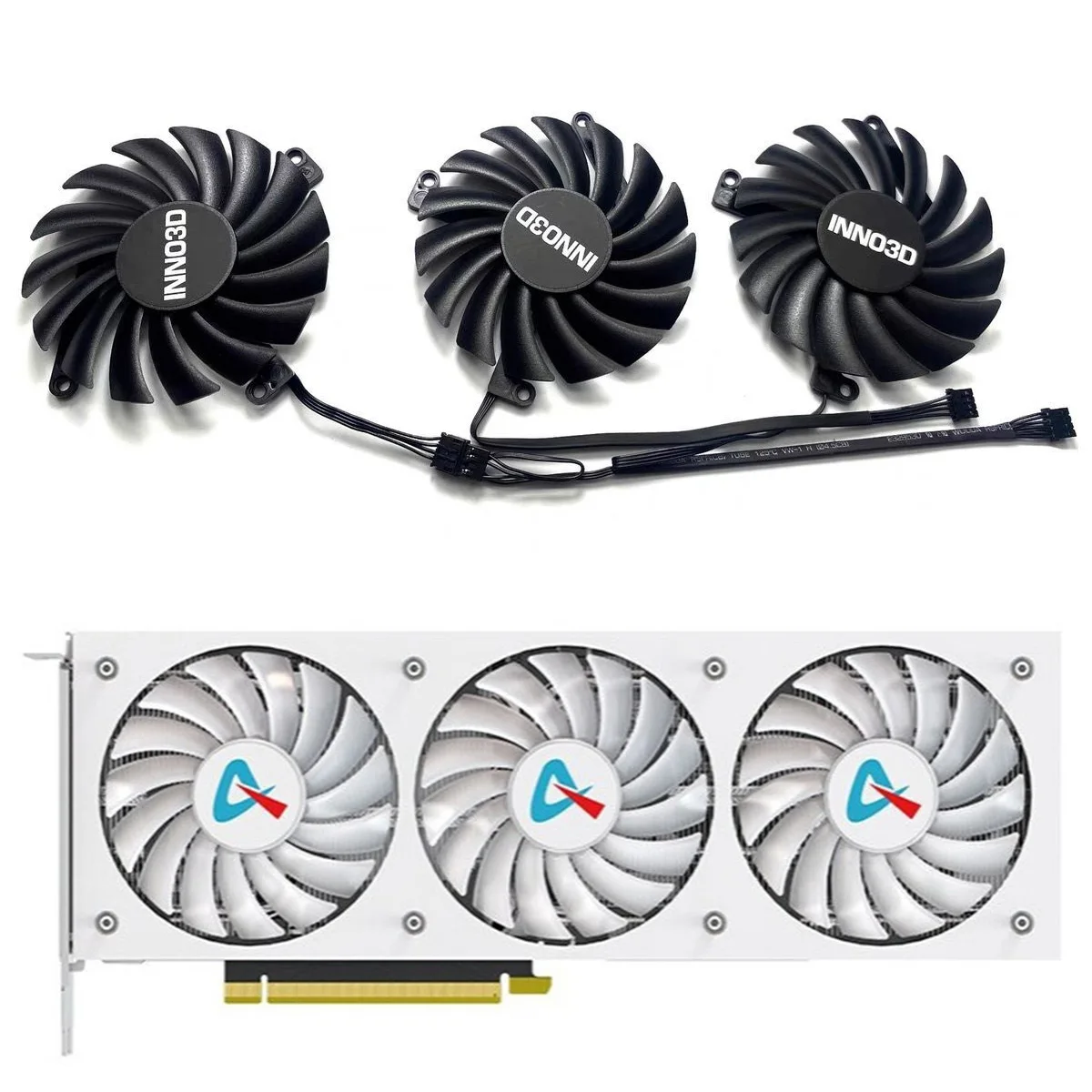 

CF-12910S DC 12V 0.35A 4Pin RTX3080TI 3080 GPU Cooling Fan For AX Gaming GEFORCE RTX3080 3080 Ti X3W Graphics Card Cooling Fan