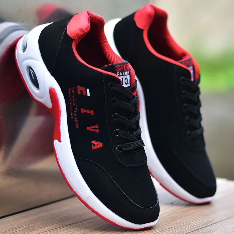 Men Sports Shoes Fashion Breathable Lace-Up Running Shoes for Men Durable Shock Absorbing Casual Shoe Sneakers zapatos de hombre
