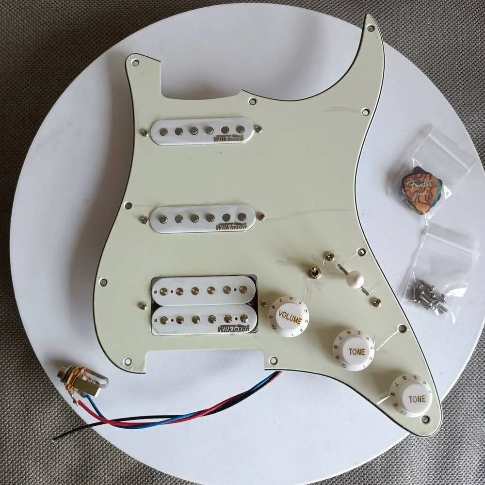 Prewired loaded ST pickguard Set SSH Alnico 5 humbucker Pickups Set for ST Electric guitars Replacement parts